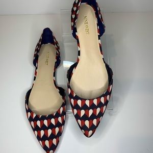 Nine West Starship Heart Printed Flats